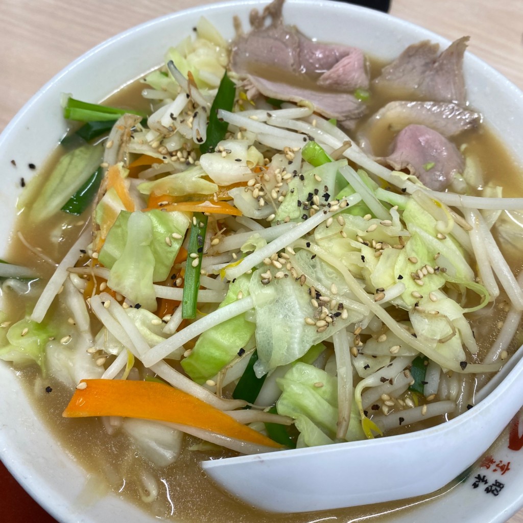 ユーザーが投稿した野菜ラーメンの写真 - 実際訪問したユーザーが直接撮影して投稿した宝神ラーメン専門店ラーメン横綱 港店の写真