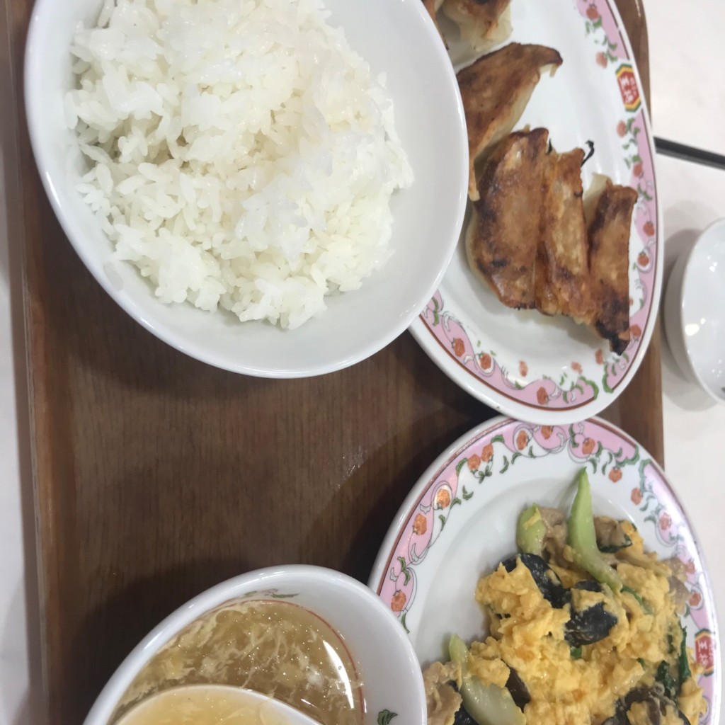 ユーザーが投稿した肉と玉子いりつけの写真 - 実際訪問したユーザーが直接撮影して投稿した南池袋餃子餃子の王将 池袋東口店の写真