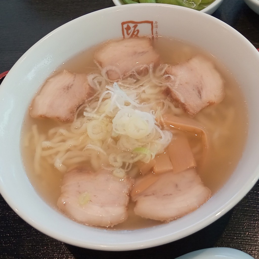 ユーザーが投稿したねぎラーメンの写真 - 実際訪問したユーザーが直接撮影して投稿した鮎川町ラーメン専門店喜多方ラーメン坂内 日立鮎川店の写真