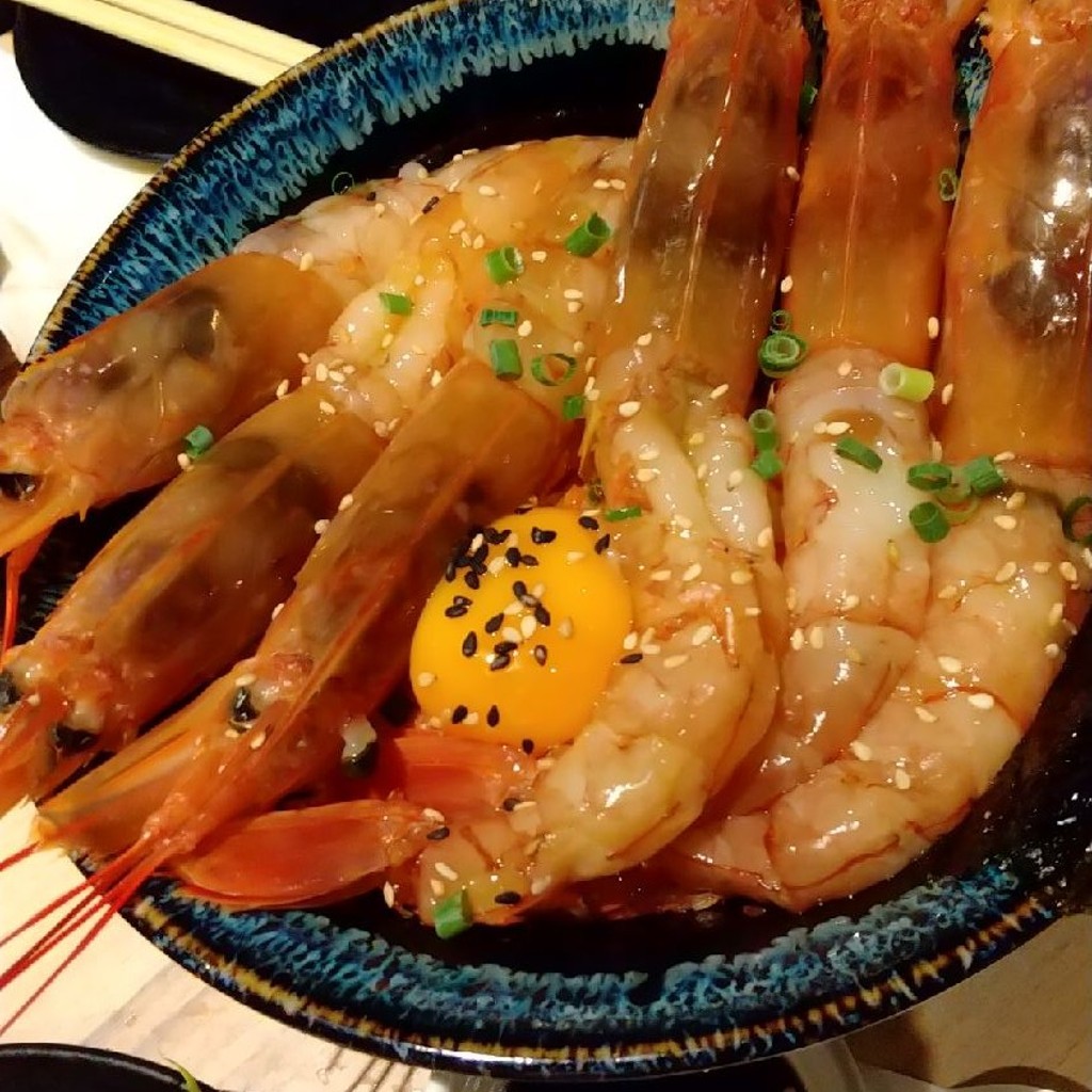 ユーザーが投稿したカンジャンセウ丼の写真 - 実際訪問したユーザーが直接撮影して投稿した新宿韓国料理韓国伝統料理×個室 ハヌリ 新宿三丁目店の写真