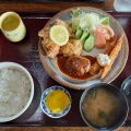 エビフライ定食 - 実際訪問したユーザーが直接撮影して投稿した南畑敷町ファミリーレストランお食事処 ながどての写真のメニュー情報