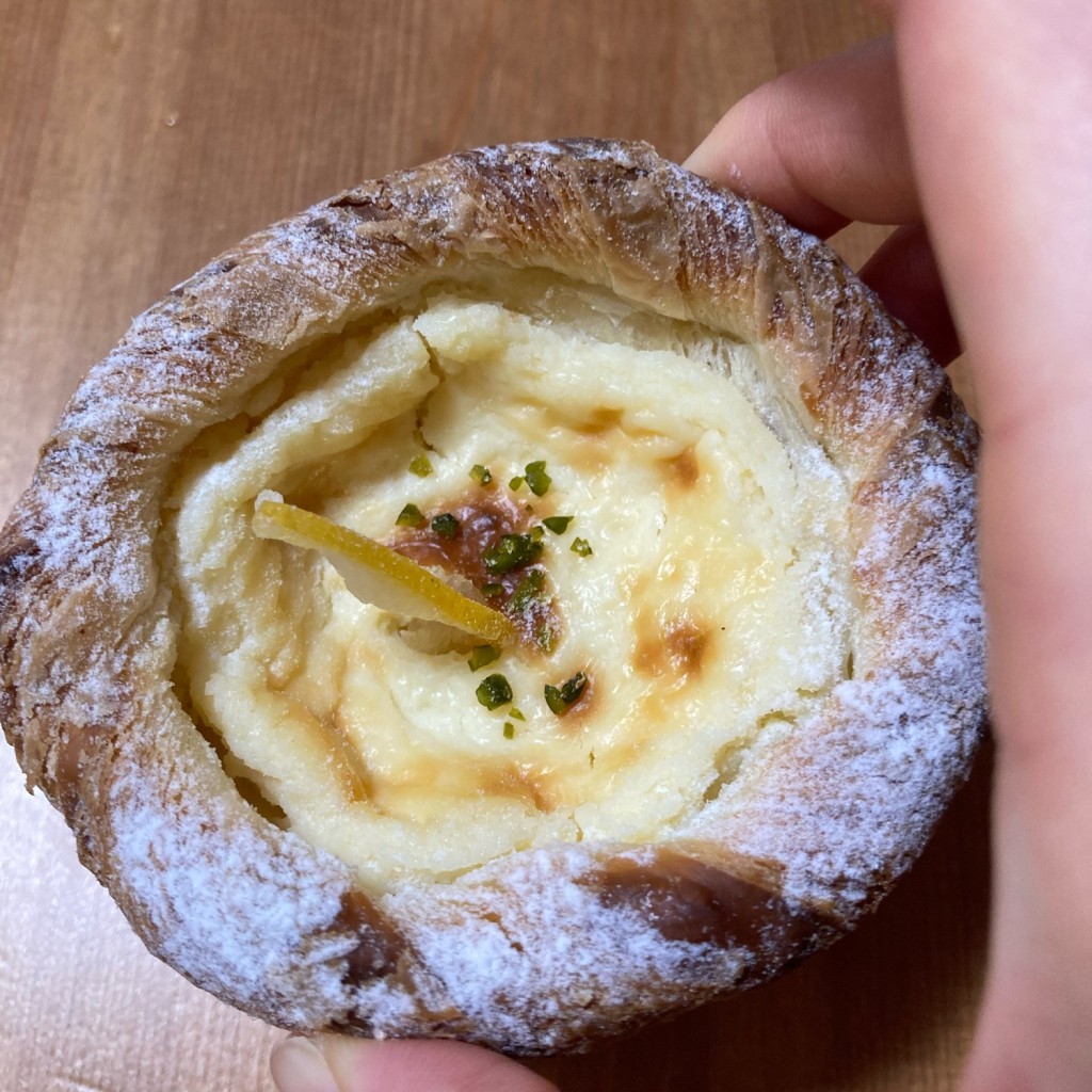 ユーザーが投稿したクリームチーズデニッシュの写真 - 実際訪問したユーザーが直接撮影して投稿した表町ベーカリーブーランジュリー セットの写真