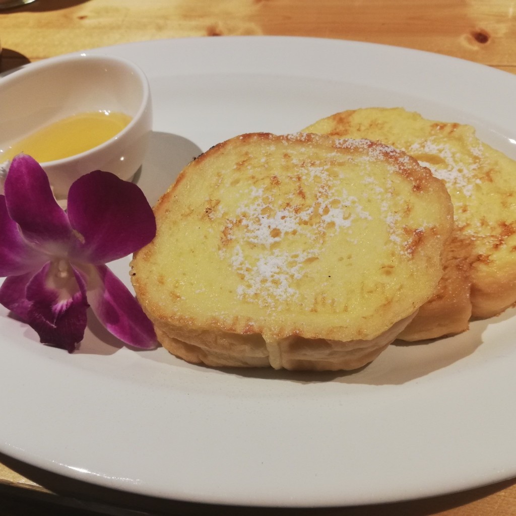 ユーザーが投稿したPlain French Toastの写真 - 実際訪問したユーザーが直接撮影して投稿した横山町カフェAINA CAFE (アイナカフェ)の写真
