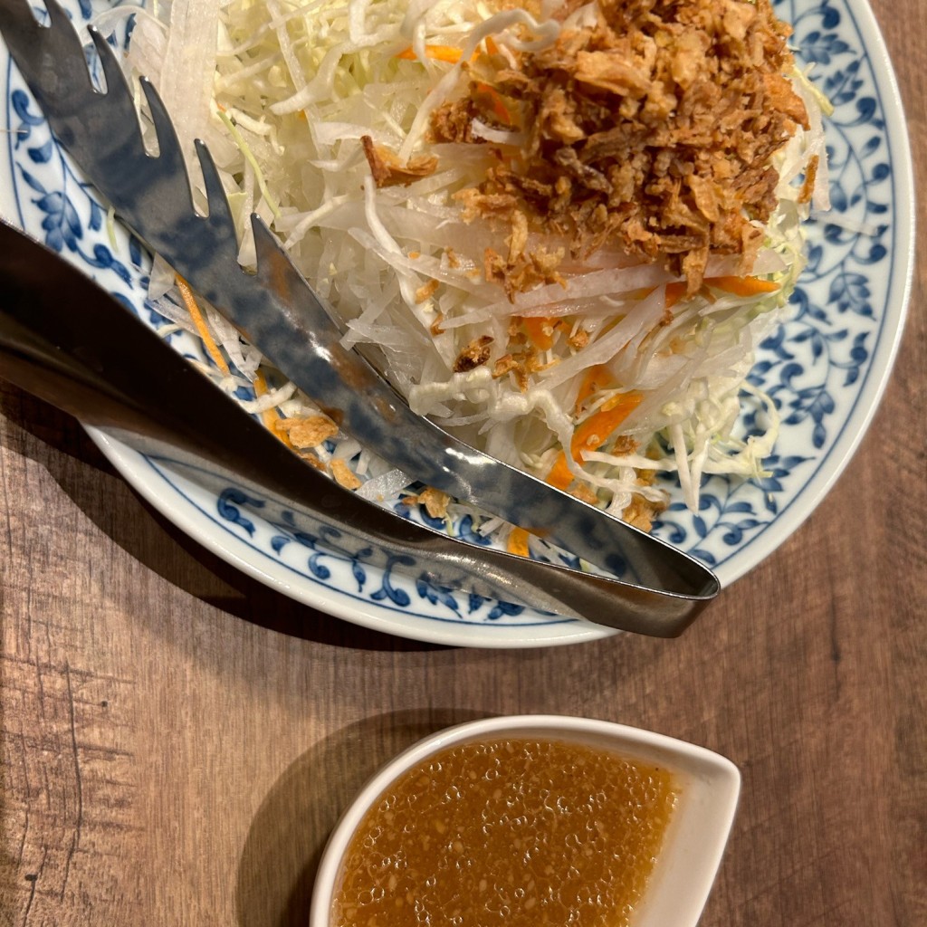 ユーザーが投稿したサラダ チョレギの写真 - 実際訪問したユーザーが直接撮影して投稿した土田町焼肉カメチク横丁の写真