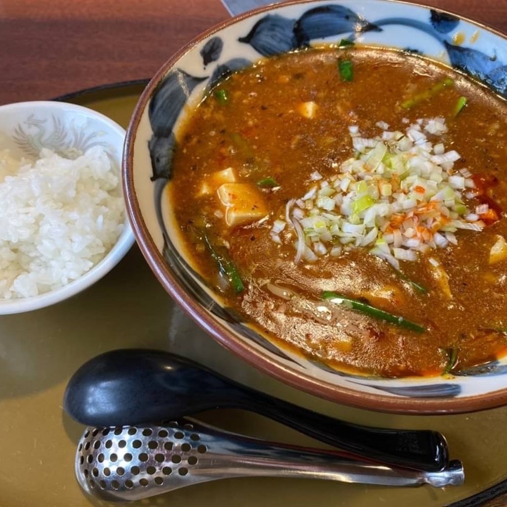 ユーザーが投稿した麻婆麺の写真 - 実際訪問したユーザーが直接撮影して投稿した四ケ所ラーメン / つけ麺三宝亭 四ケ所店の写真