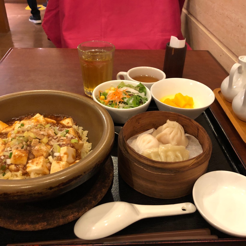 ユーザーが投稿した炒四川風Lunchの写真 - 実際訪問したユーザーが直接撮影して投稿した西新宿中華料理口福炒飯楼 新宿ミロード店の写真