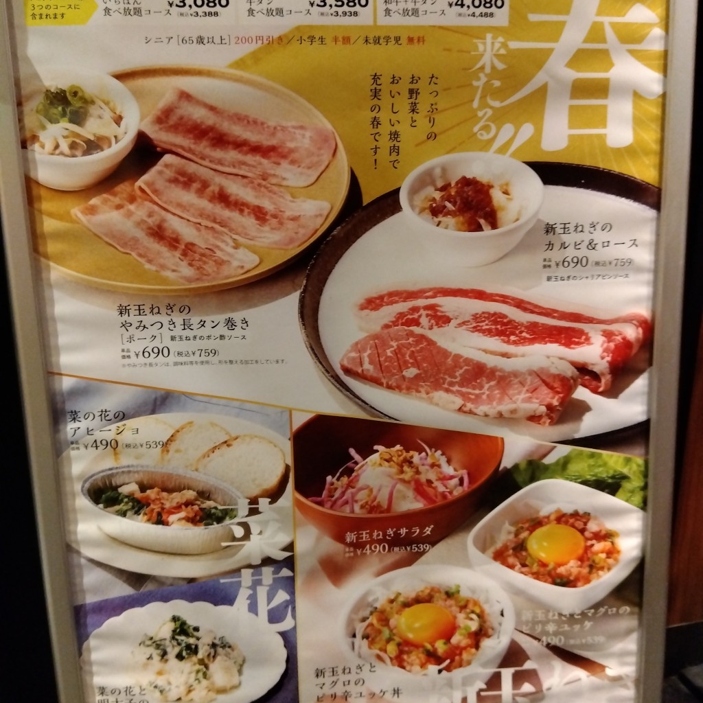 ユーザーが投稿した和牛食放題 大人の写真 - 実際訪問したユーザーが直接撮影して投稿した立町焼肉熟成焼肉いちばん広島立町店の写真