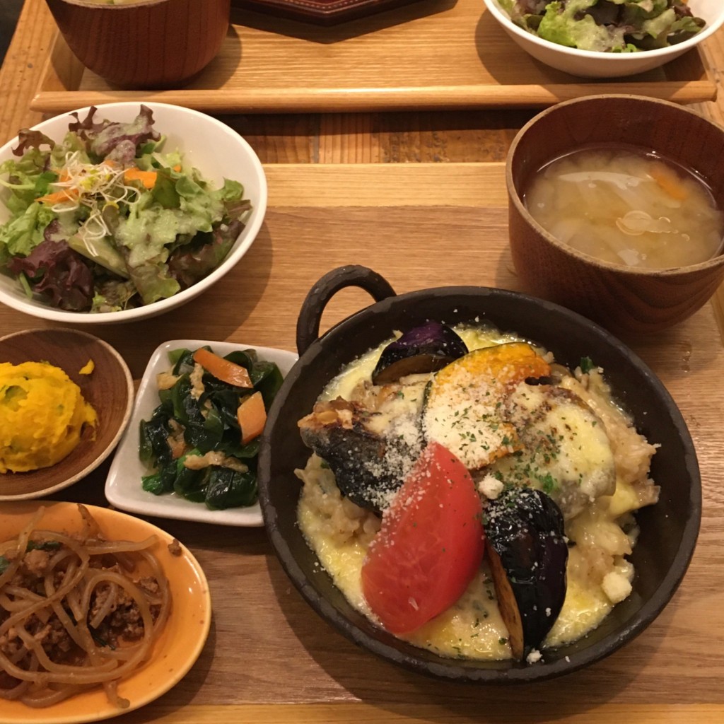 ユーザーが投稿した日替わり健康ご飯の写真 - 実際訪問したユーザーが直接撮影して投稿した東野田町自然食 / 薬膳玄米カフェ実身美sangmiの写真