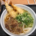 肉うどん - 実際訪問したユーザーが直接撮影して投稿した長嶺南うどんウエスト 熊本長嶺南国体道路店の写真のメニュー情報