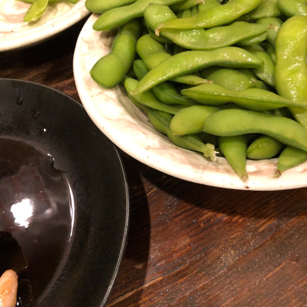 ユーザーが投稿した枝豆の写真 - 実際訪問したユーザーが直接撮影して投稿した飯森町和食 / 日本料理美濃路 半田店の写真