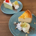 チーズケーキ - 実際訪問したユーザーが直接撮影して投稿した上町カフェcorinocafeの写真のメニュー情報