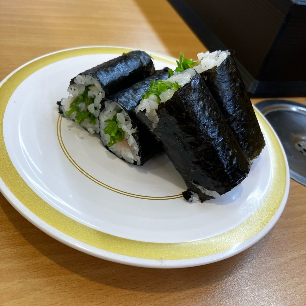 ユーザーが投稿したねぎとろ巻の写真 - 実際訪問したユーザーが直接撮影して投稿した伊倉新町回転寿司かっぱ寿司 新下関店の写真