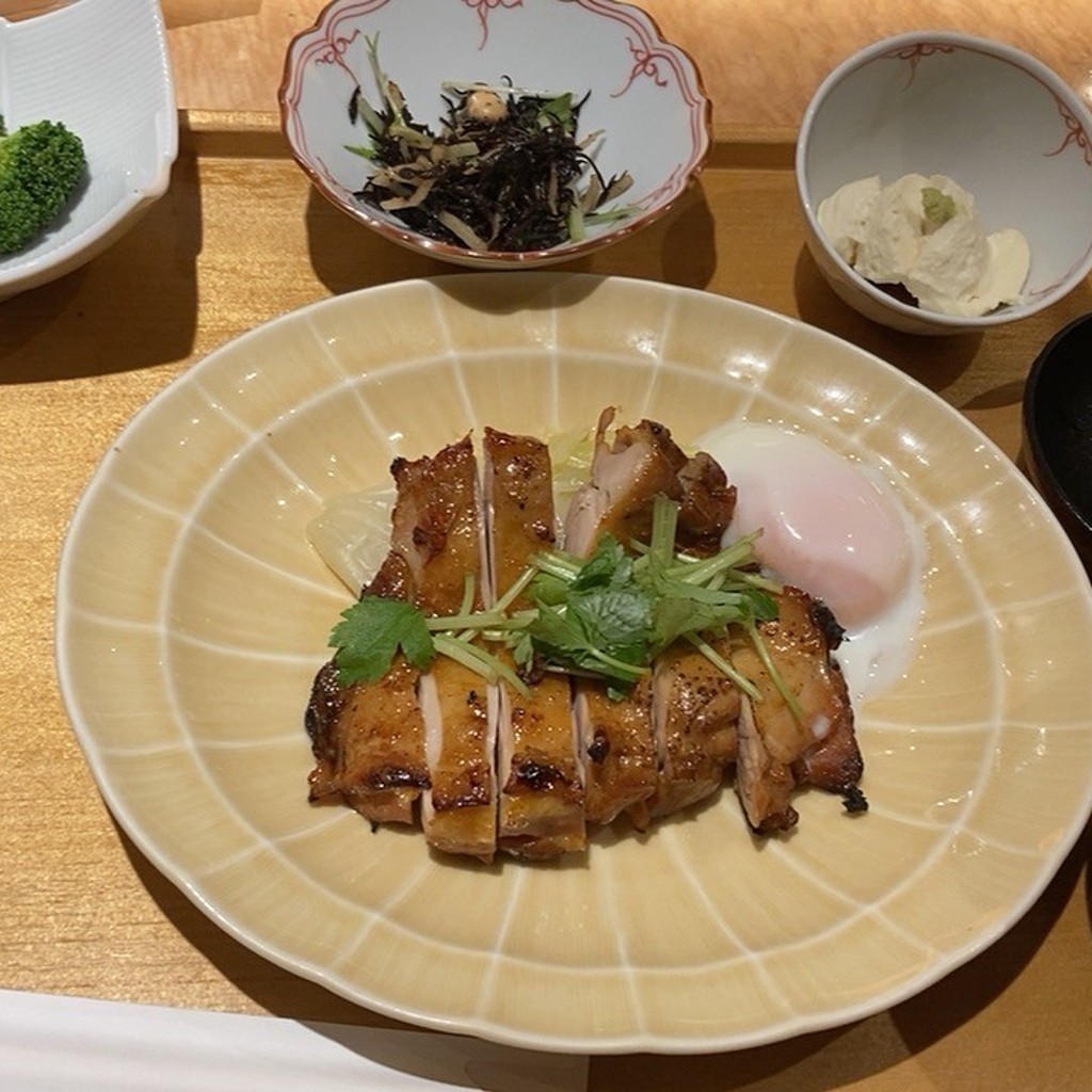 ユーザーが投稿したLunch日替 鶏甘辛たれ焼の写真 - 実際訪問したユーザーが直接撮影して投稿した道玄坂居酒屋菜な の写真