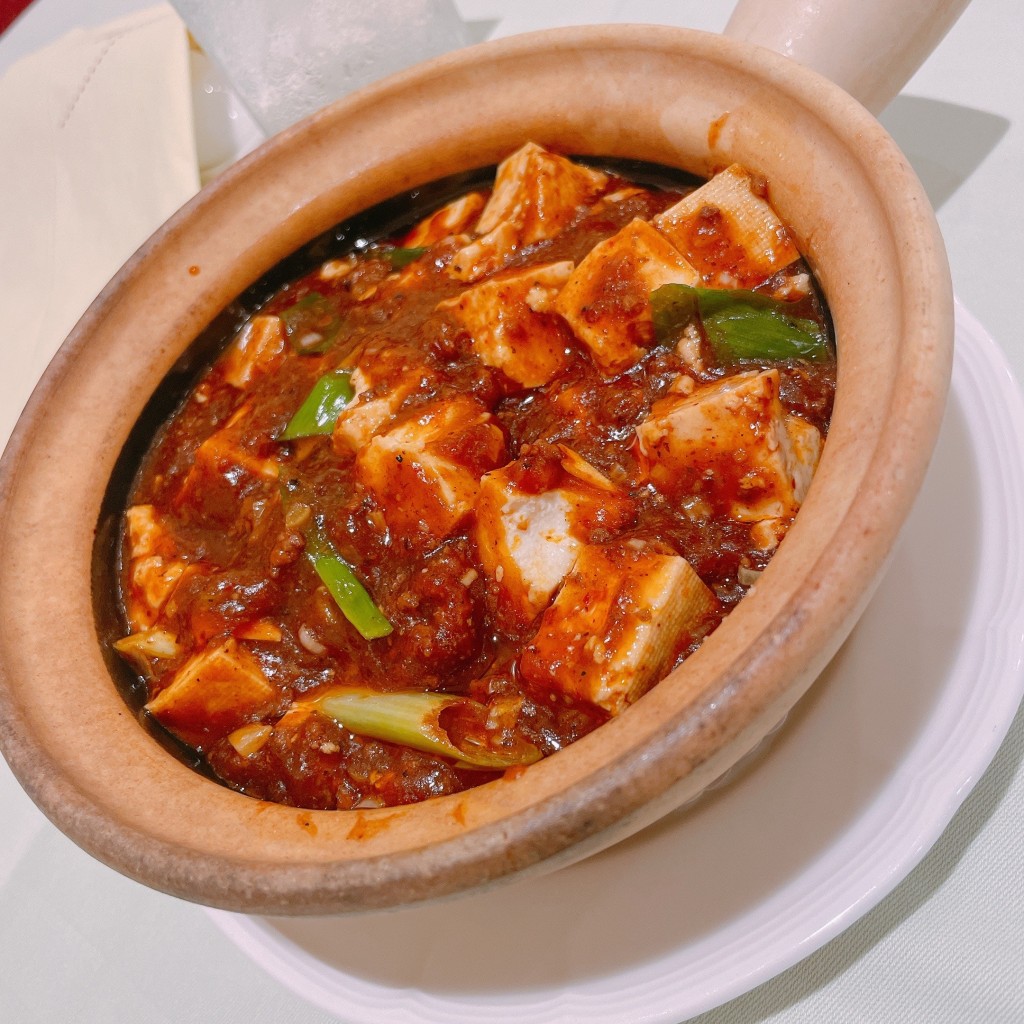 ユーザーが投稿した麻婆豆腐セットの写真 - 実際訪問したユーザーが直接撮影して投稿した後楽中華料理後楽園飯店の写真