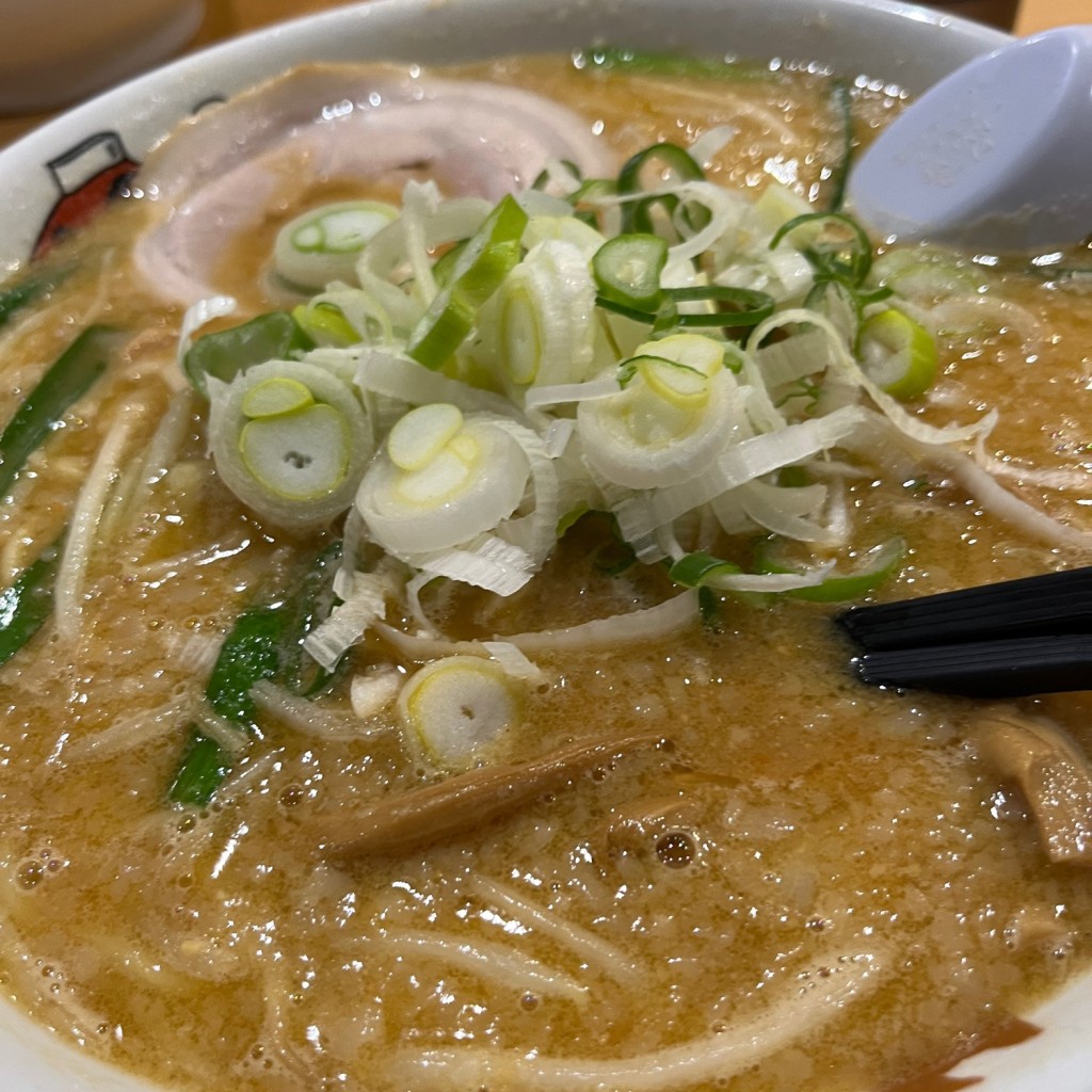 ユーザーが投稿した味噌ラーメンの写真 - 実際訪問したユーザーが直接撮影して投稿した武石町ラーメン専門店こってりらーめん なりたけ 幕張店の写真