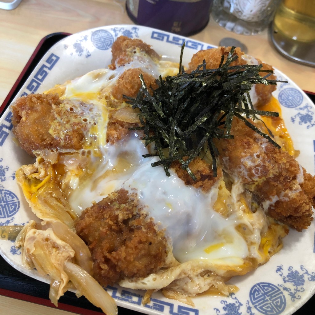 ユーザーが投稿したカツ丼の写真 - 実際訪問したユーザーが直接撮影して投稿した高円寺南中華料理中華料理 タカノの写真