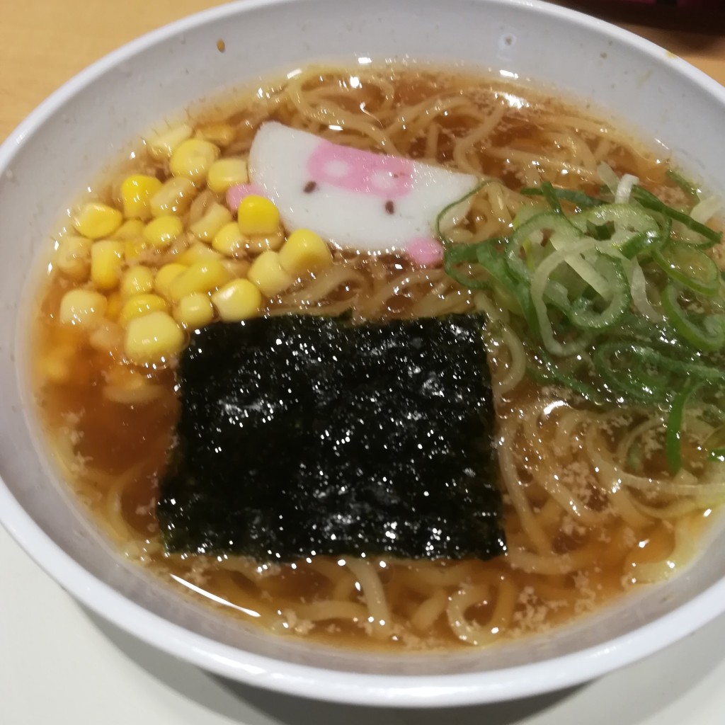 ユーザーが投稿したお子さまラーメン しょうゆの写真 - 実際訪問したユーザーが直接撮影して投稿した算所ラーメン専門店丸源ラーメン 鈴鹿店の写真