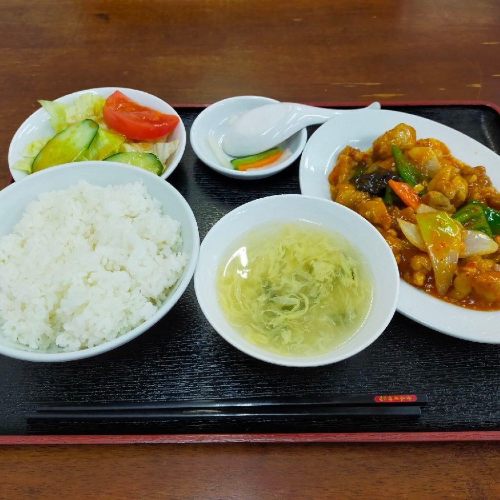 ユーザーが投稿した鶏辛味噌炒めの写真 - 実際訪問したユーザーが直接撮影して投稿した蒲田中華料理金春 本館の写真