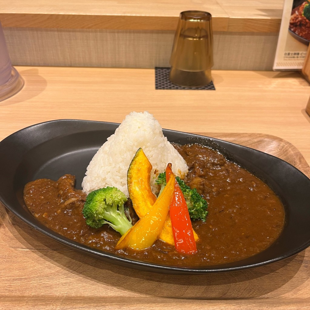 ユーザーが投稿したビーフカレーの写真 - 実際訪問したユーザーが直接撮影して投稿した羽田空港和食 / 日本料理お食事処 泉天空の写真