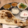 Bレディースセットドリンクバー付 - 実際訪問したユーザーが直接撮影して投稿した玉沢インド料理インド料理 BISHNU トキハわさだタウン店の写真のメニュー情報
