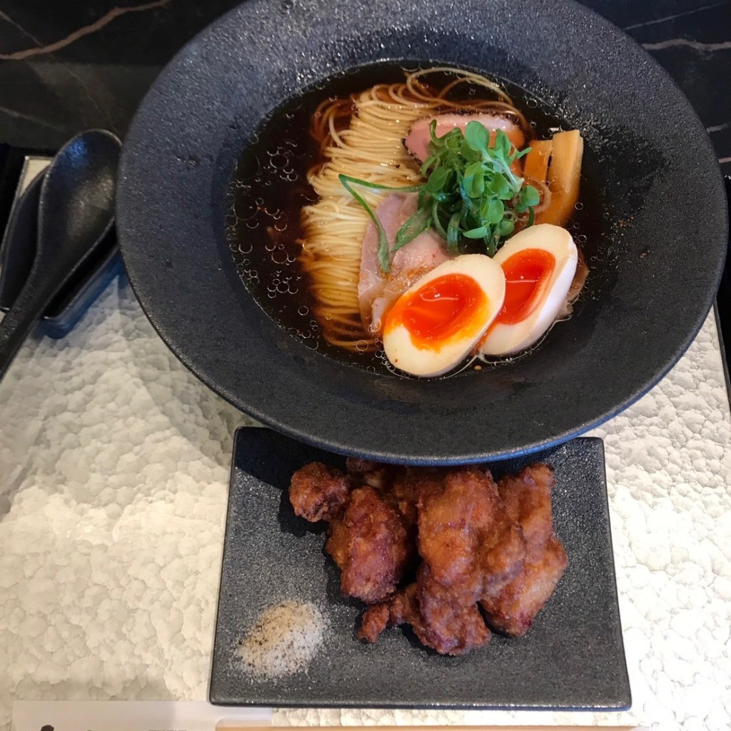 北摂と関西-お散歩隊さんが投稿した下田部町ラーメン専門店のお店鶏soba 座銀 高槻店/トリソバ ザギン タカツキテンの写真