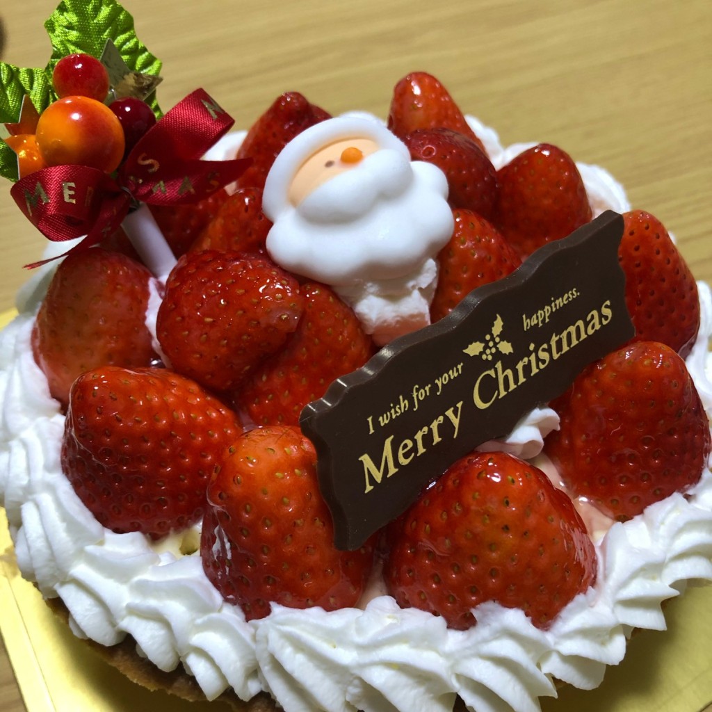 ユーザーが投稿したクリスマスケーキ(タルト)の写真 - 実際訪問したユーザーが直接撮影して投稿した守恒本町ケーキRyoの写真