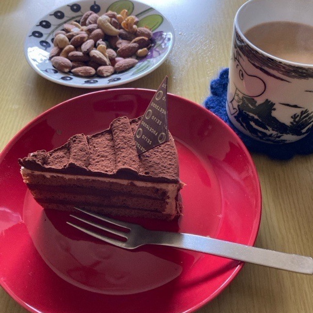 ユーザーが投稿したチョコレートケーキの写真 - 実際訪問したユーザーが直接撮影して投稿した砧和菓子成城風月堂 祖師ヶ谷大蔵駅前店の写真
