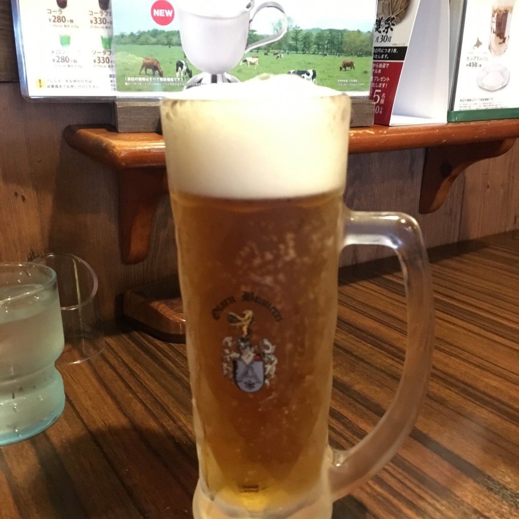 ユーザーが投稿したBDビールの写真 - 実際訪問したユーザーが直接撮影して投稿した有馬ハンバーグびっくりドンキー 鷺沼店の写真