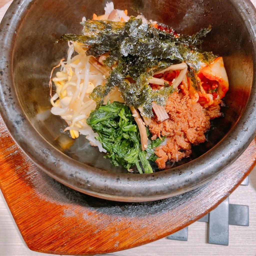ユーザーが投稿したお勧め石焼冷麺の写真 - 実際訪問したユーザーが直接撮影して投稿した那加萱場町韓国料理シジャン イオンモール各務原店の写真