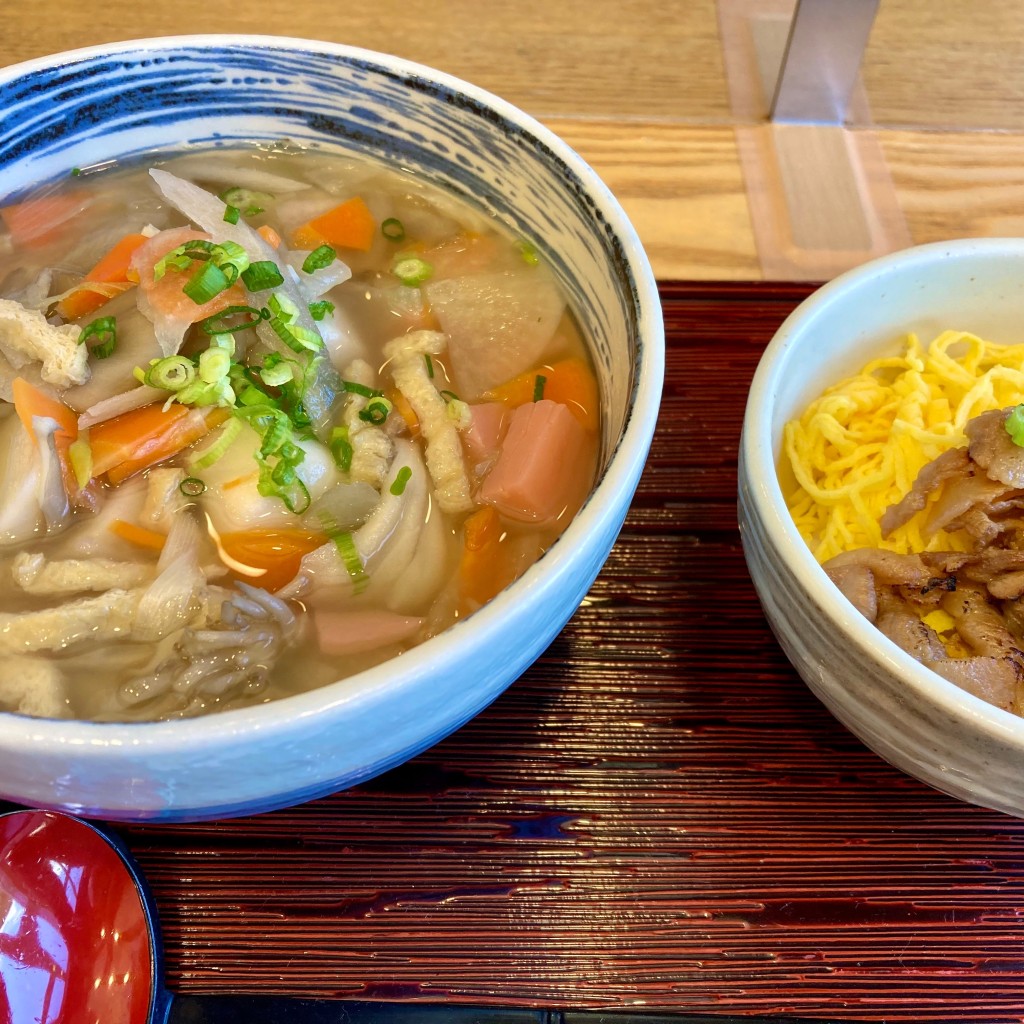 ユーザーが投稿したけんちんうどんの写真 - 実際訪問したユーザーが直接撮影して投稿した松井田町横川定食屋福膳の写真