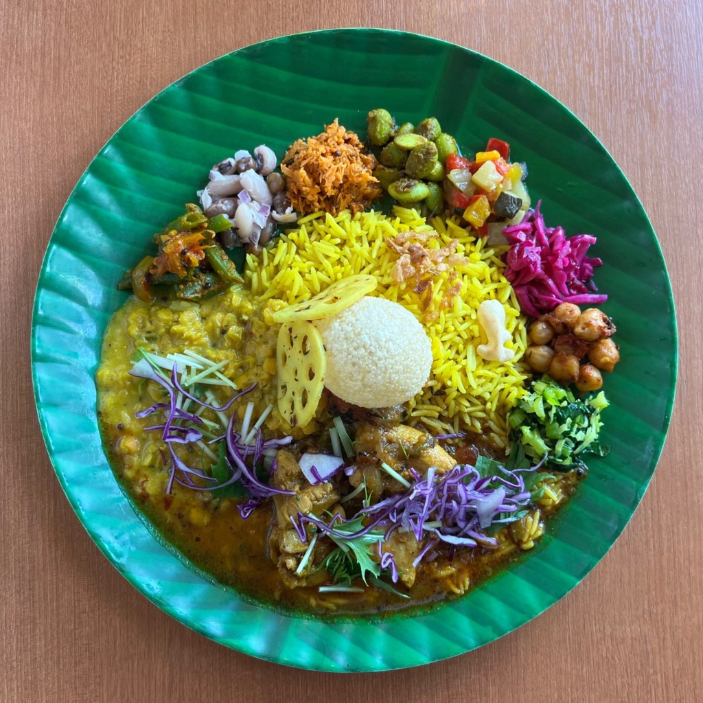 ユーザーが投稿したスリランカプレートの写真 - 実際訪問したユーザーが直接撮影して投稿した茶屋之町各国料理ピースカレーの写真