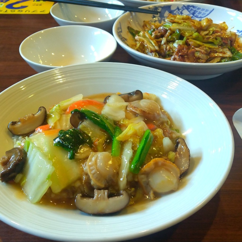 ユーザーが投稿した椎茸うま煮チャーハンの写真 - 実際訪問したユーザーが直接撮影して投稿した中和泉中華料理バーミヤン 狛江店の写真