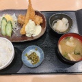 チキン南蛮&エビフライ定食 - 実際訪問したユーザーが直接撮影して投稿した旭町定食屋ごはん処 国技館 イオン延岡SC店の写真のメニュー情報