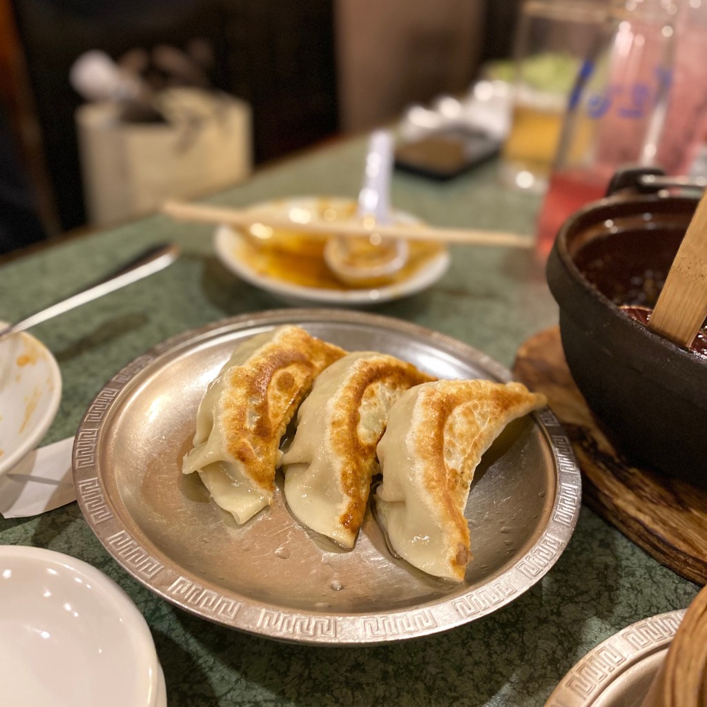 ユーザーが投稿した自家製焼き餃子の写真 - 実際訪問したユーザーが直接撮影して投稿した戸越中華料理百番 戸越銀座店の写真