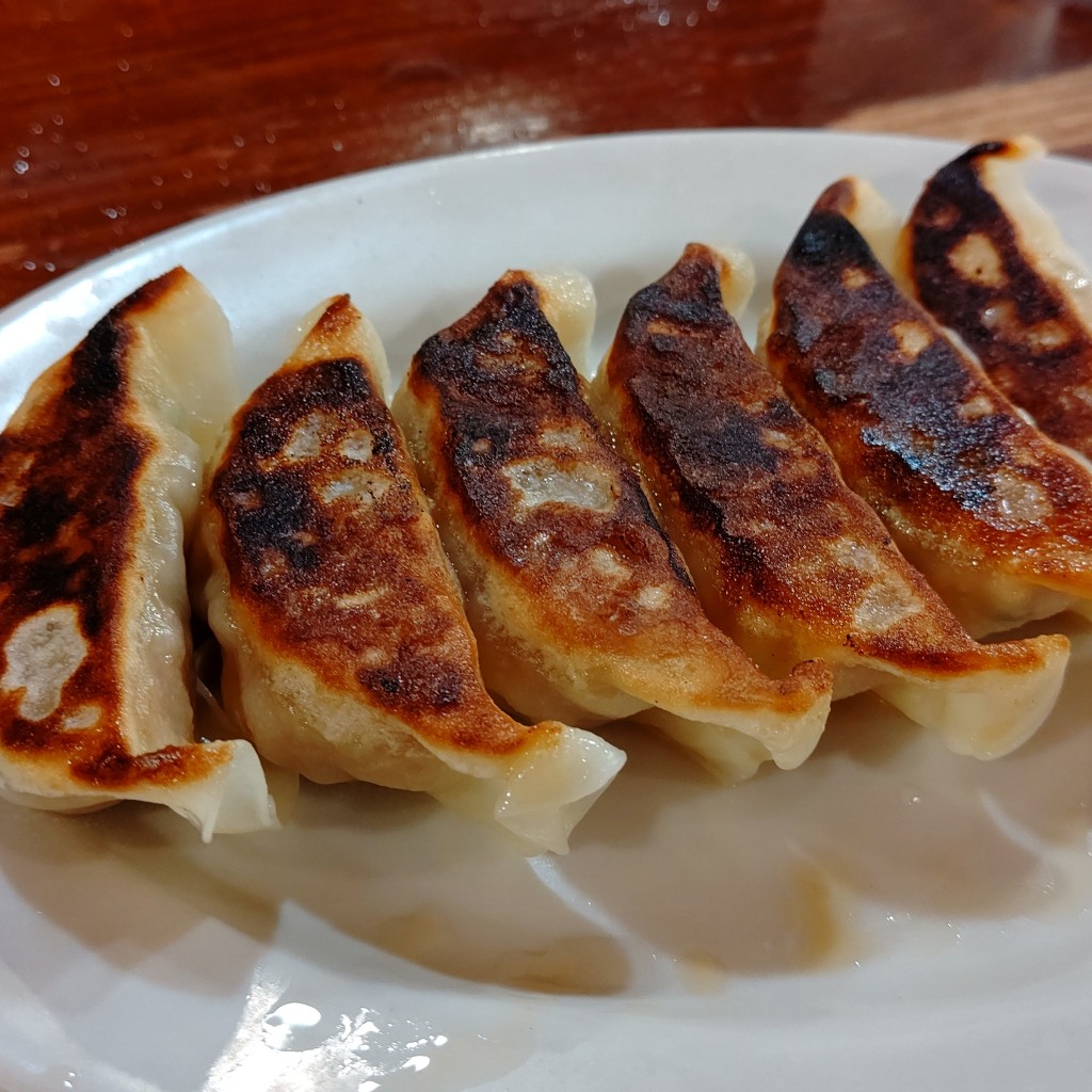 ユーザーが投稿した焼き餃子6の写真 - 実際訪問したユーザーが直接撮影して投稿した野々下ラーメン専門店東京豚骨拉麺 ばんから 柏豊四季店の写真