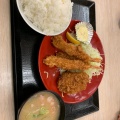 海老ヒレカツ定食 - 実際訪問したユーザーが直接撮影して投稿したとんかつかつや 大阪四條畷店の写真のメニュー情報