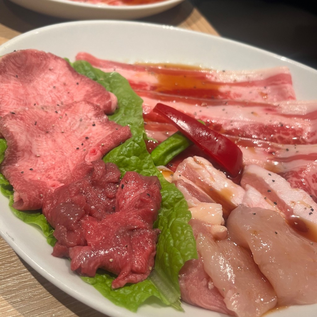 ユーザーが投稿した牛タン&KINTAN焼肉セットの写真 - 実際訪問したユーザーが直接撮影して投稿した南幸焼肉横浜焼肉kintanの写真