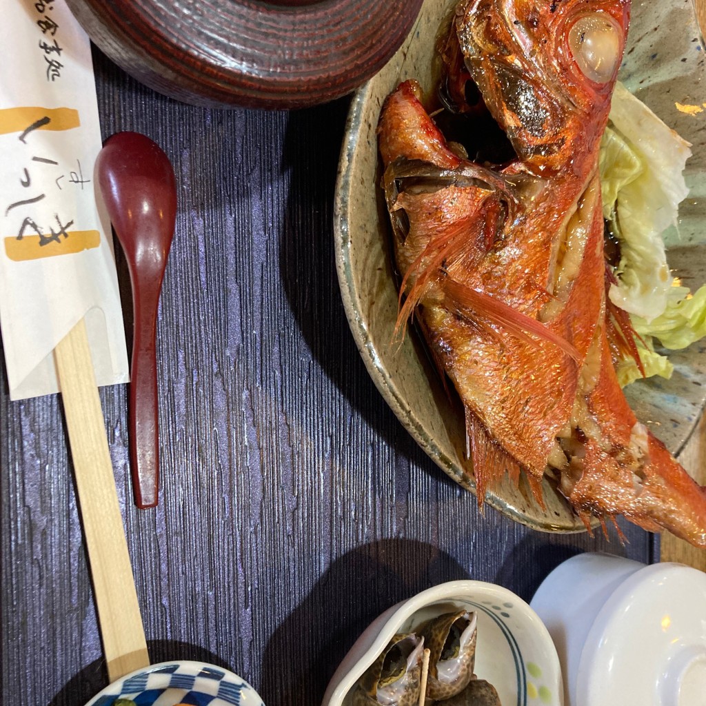 ユーザーが投稿した金目鯛の写真 - 実際訪問したユーザーが直接撮影して投稿した中野町寿司いっしきお食事処の写真