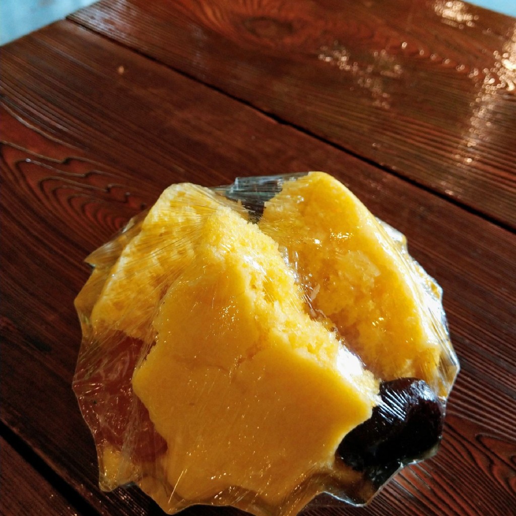ユーザーが投稿した蒸しパン (かぼちゃ)の写真 - 実際訪問したユーザーが直接撮影して投稿した若宮定食屋山小屋食堂の写真