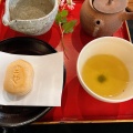 最中セット(煎茶) - 実際訪問したユーザーが直接撮影して投稿した銀座和カフェ / 甘味処茶房 野の花の写真のメニュー情報