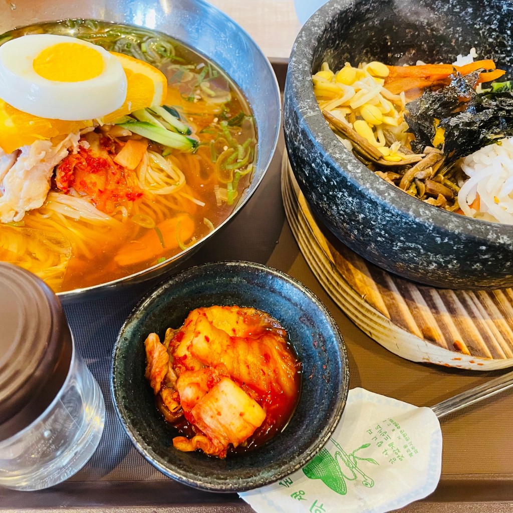 ユーザーが投稿したまんぷくセットの写真 - 実際訪問したユーザーが直接撮影して投稿した栄韓国料理李朝園 名古屋伏見店の写真