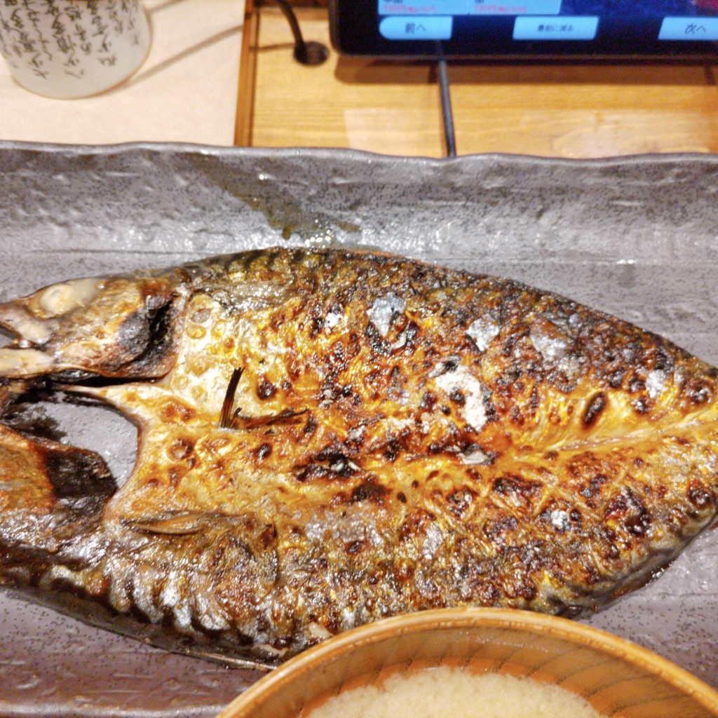 ユーザーが投稿した定食)さば開きの写真 - 実際訪問したユーザーが直接撮影して投稿した宇田川町定食屋しんぱち食堂 渋谷店の写真