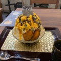 かぼちゃ黒ごまプリン - 実際訪問したユーザーが直接撮影して投稿した新宿カフェ茶寮億万 はなれの写真のメニュー情報