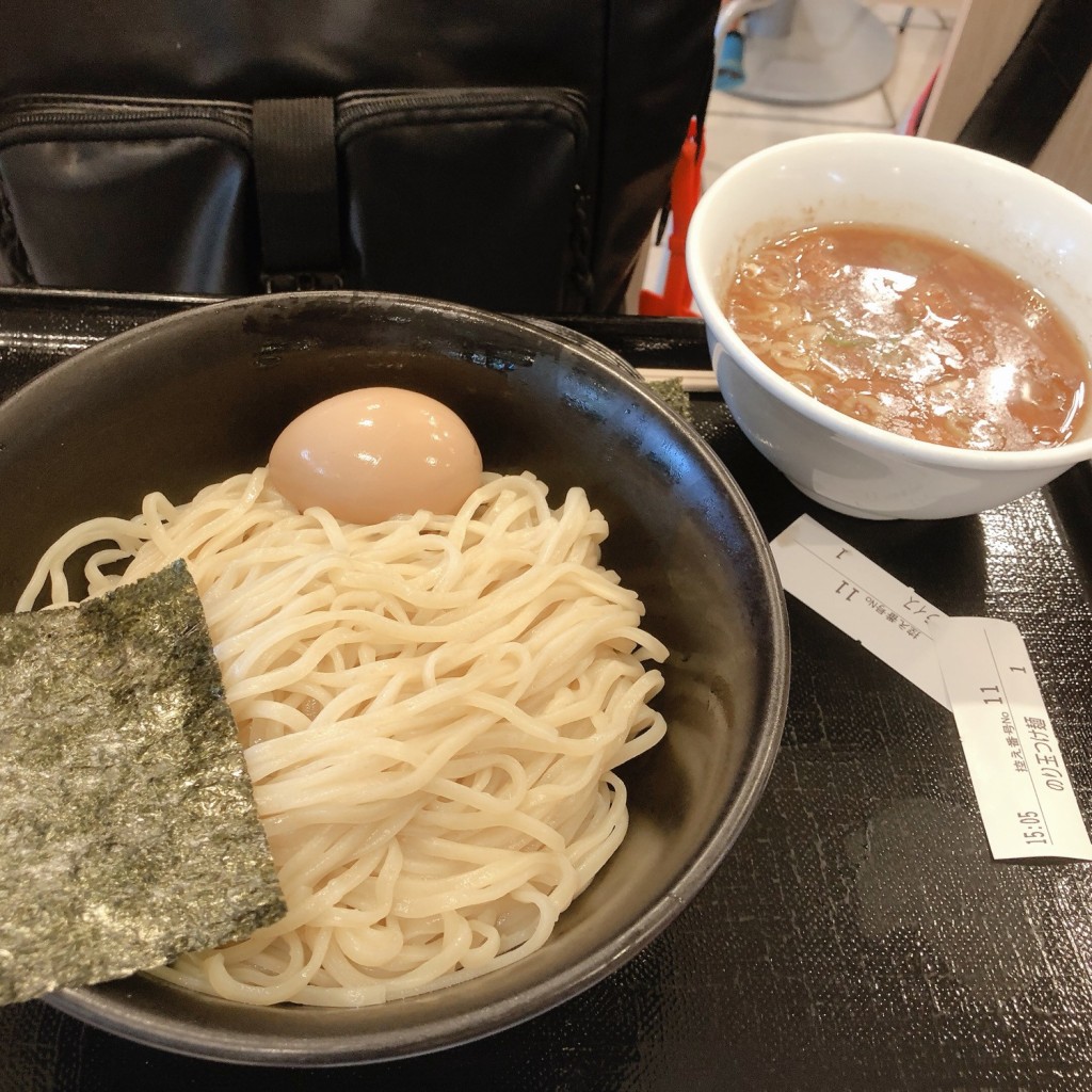 ユーザーが投稿したのり玉つけ麺の写真 - 実際訪問したユーザーが直接撮影して投稿した後楽ラーメン専門店せたが屋 東京ドームシティ店の写真