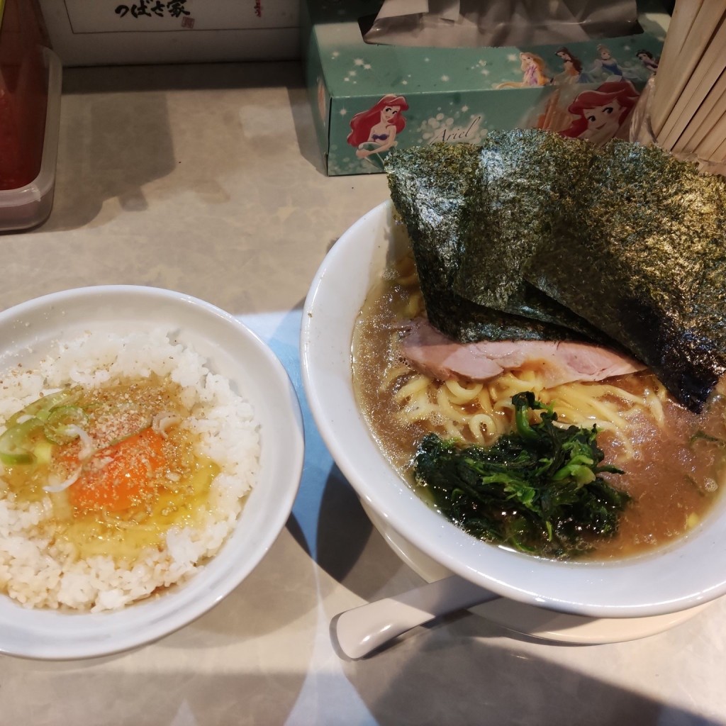 chokoholicさんが投稿した曙町ラーメン / つけ麺のお店横浜家系ラーメン つばさ家 立川店/ヨコハマイエケイラーメン ツバサヤ タチカワテンの写真