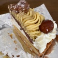和栗のモンブランタルト - 実際訪問したユーザーが直接撮影して投稿した中島ケーキみによん 中島店の写真のメニュー情報