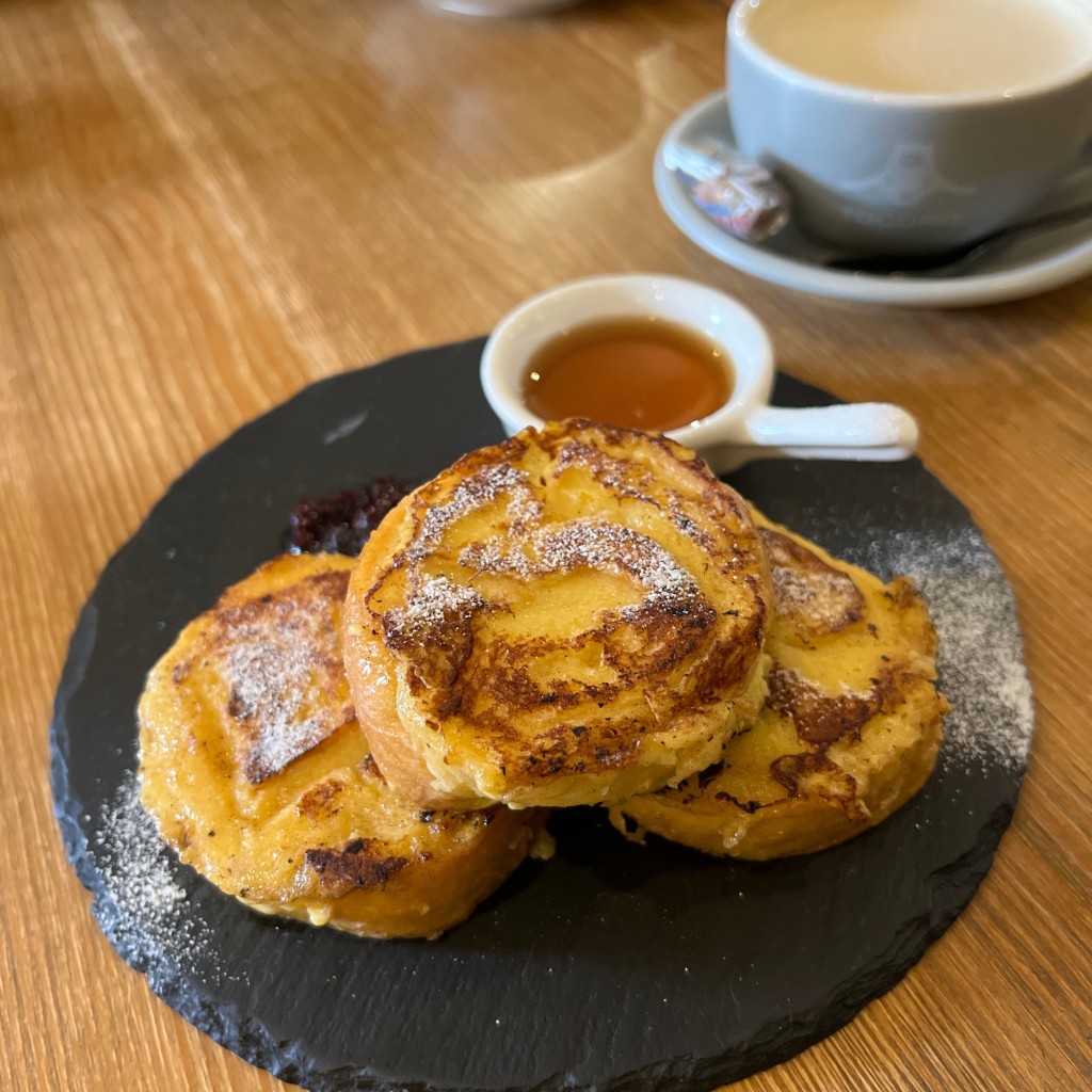 ユーザーが投稿したフレンチトースト/French Toastの写真 - 実際訪問したユーザーが直接撮影して投稿した船津カフェTOCORO CAFE & BARの写真