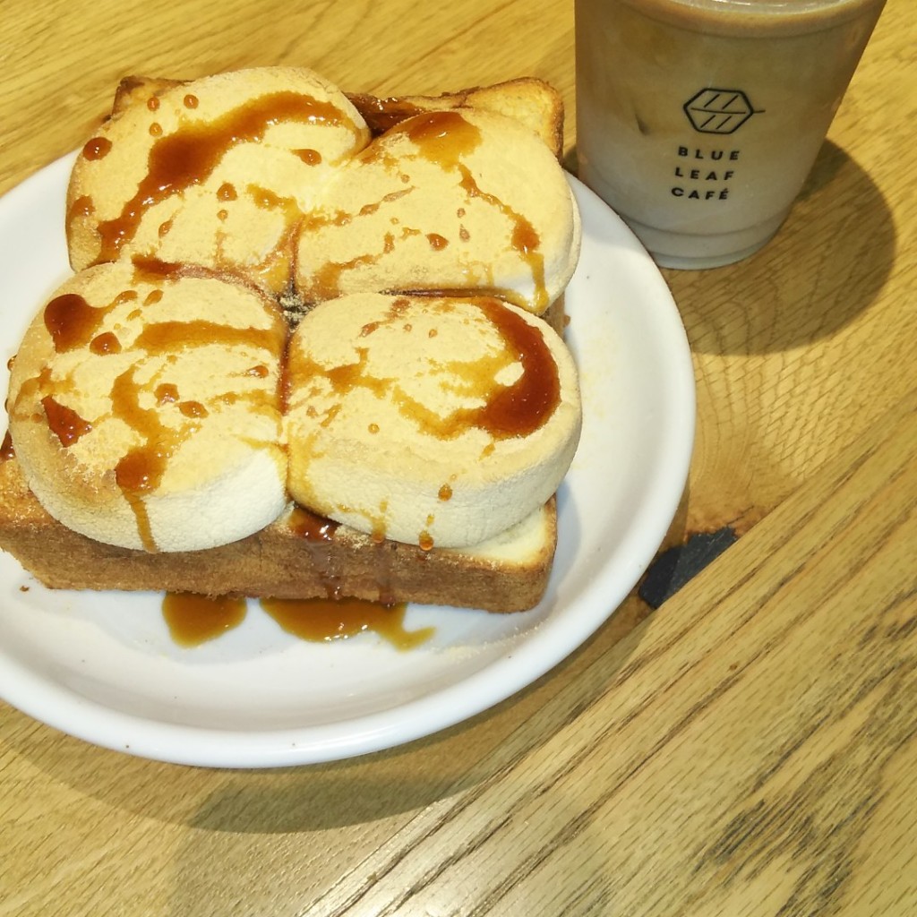 ユーザーが投稿したマシュマロトーストの写真 - 実際訪問したユーザーが直接撮影して投稿した御旅町カフェBLUE LEAF CAFE 京都の写真