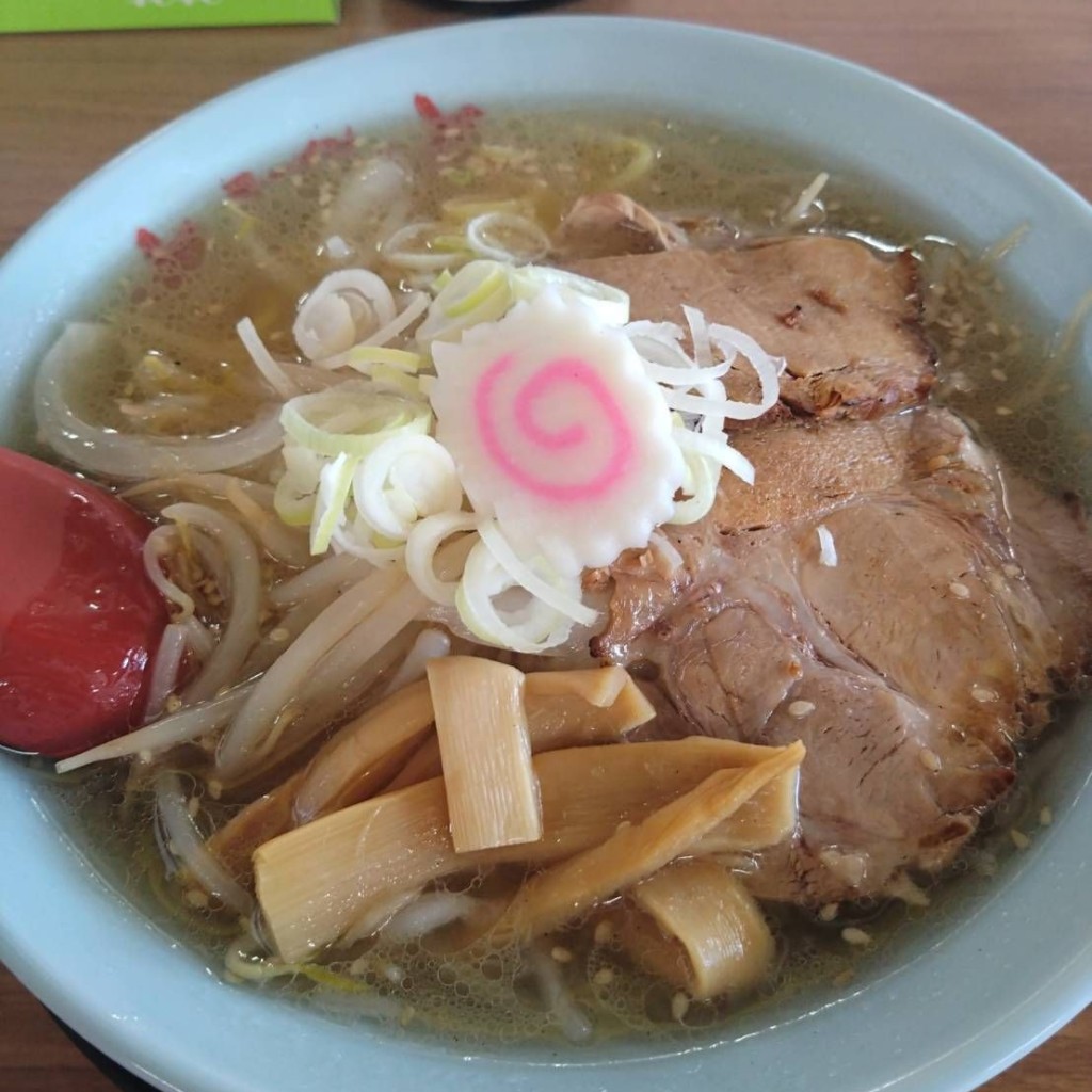 ユーザーが投稿した塩ラーメンの写真 - 実際訪問したユーザーが直接撮影して投稿した住吉町ラーメン専門店さんぱちラーメン恵庭の写真