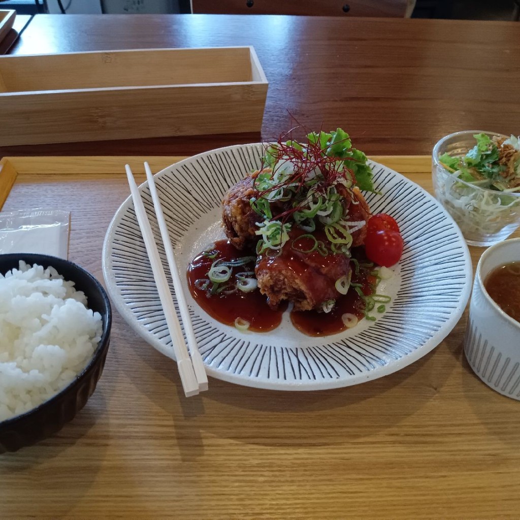 実際訪問したユーザーが直接撮影して投稿した川田御出町カフェモグラと夕陽の写真